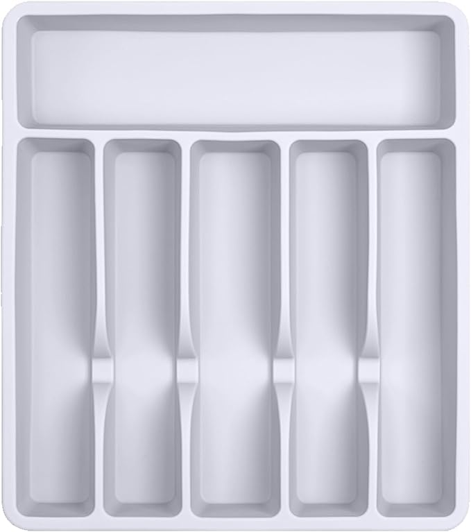 Silicone Silverware Drawer Organizer – Non-Slip Utensil Holder by Pantrymade