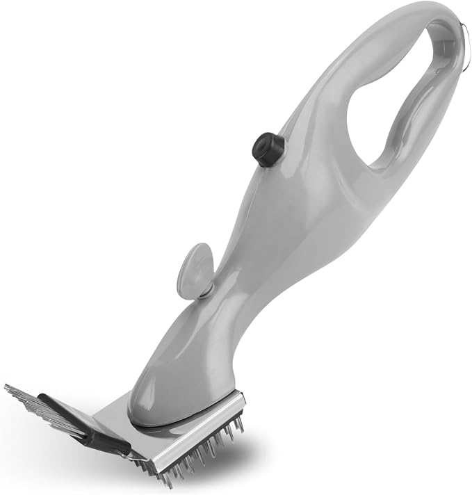 Portable Steam Grill Brush, Portable Stainless Steel BBQ Cleaner by TRTYEF