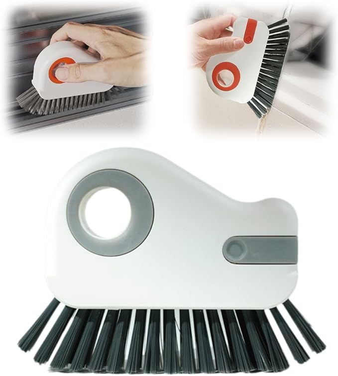 Window Groove Cleaning Brush, 2026 Upgrade 2 in 1 Multifunction Hard Bristle by PVZXR