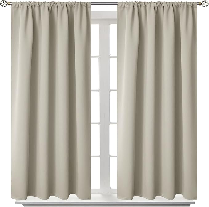 BGment Rod Pocket Blackout Curtains by BGment