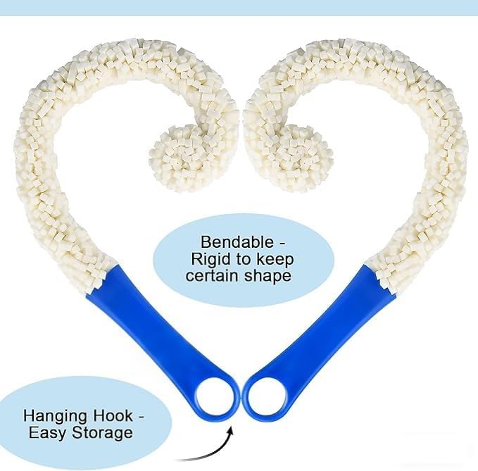 2 Pieces Decanter Cleaning Brush Bottle Cleaner Brush - Image 3