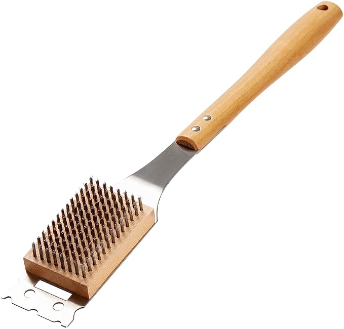 Pizza Oven Brush, 16.9 Inch Grill Cleaning Brush by ROCKSHEAT