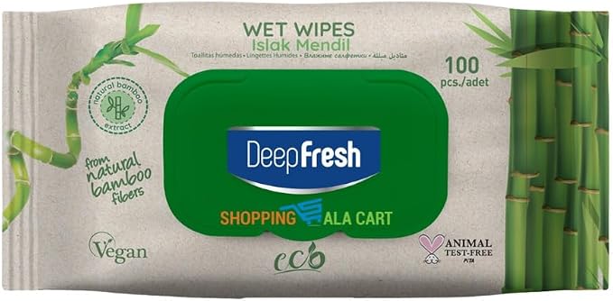 Shopping Ala Cart DeepFresh All-Purpose Surface Cleaning Wipes — 12-Pack Case — - Image 6