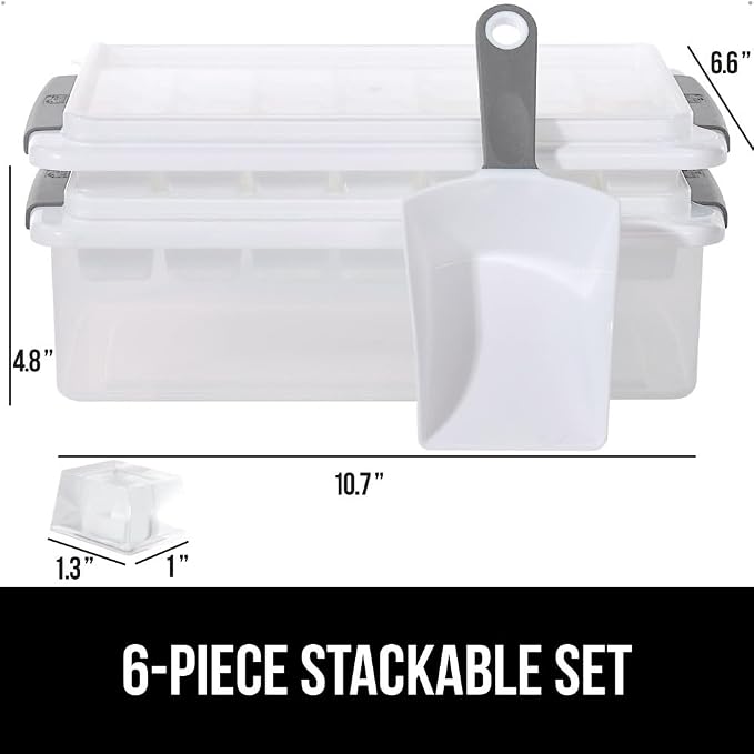 GORILLA GRIP Stackable Ice Cube Tray and Bucket Set - Image 3
