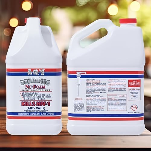 Nu-Foam Liquid Detergent for Bar Glassware – Original Streak-Free Solution - Image 8