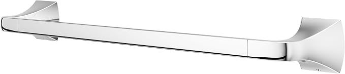 Pfister Bruxie Bath Towel Bar for Bathroom, Wall-Mounted, Polished Chrome Finish by Pfister