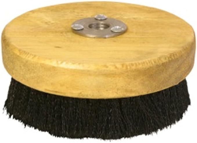 HI-TECH 5” Wood Block Brush – Carpet & Upholstery Shampoo Tool by DiscountCarCareProducts