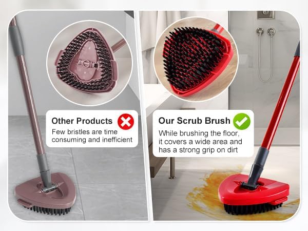 Scrubber Mop Head for Ocedar, Upgrade Scrub Brush for Ocedar, Spin Mop Scrub - Image 8
