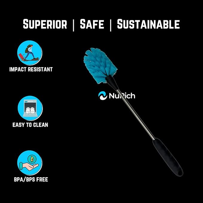NuRich Long Bottle Brush for Water Bottles - Image 5