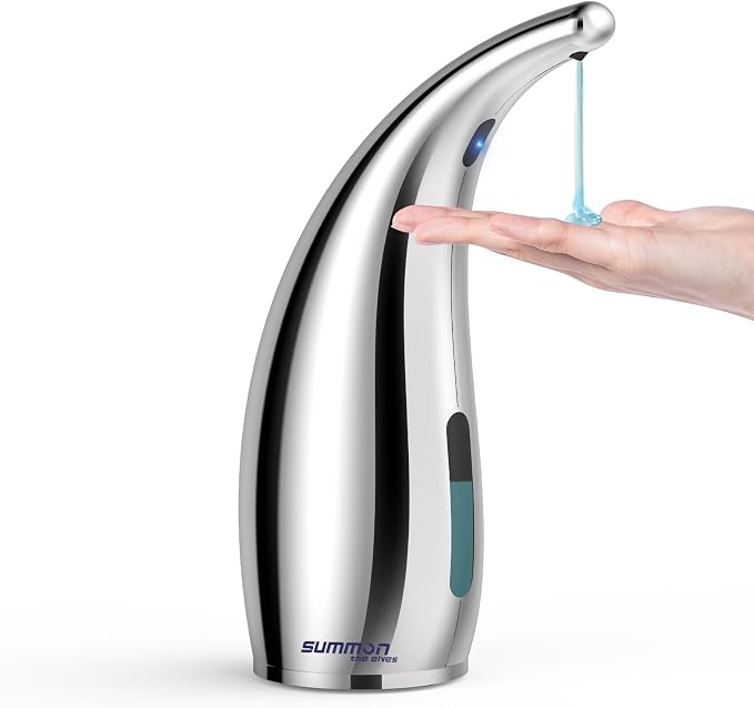 Automatic Liquid Soap Dispenser, 300ML Touchless 4 Gear Adjustable, Countertop by summontheelves