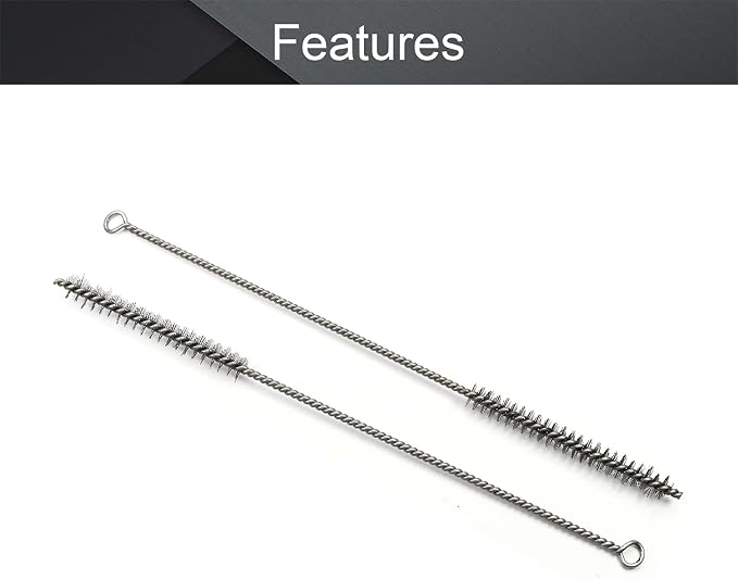 Utoolmart Steel Wire Cleaning Brush, Spiral Power Tube Cleaning Tool, Bottle - Image 3