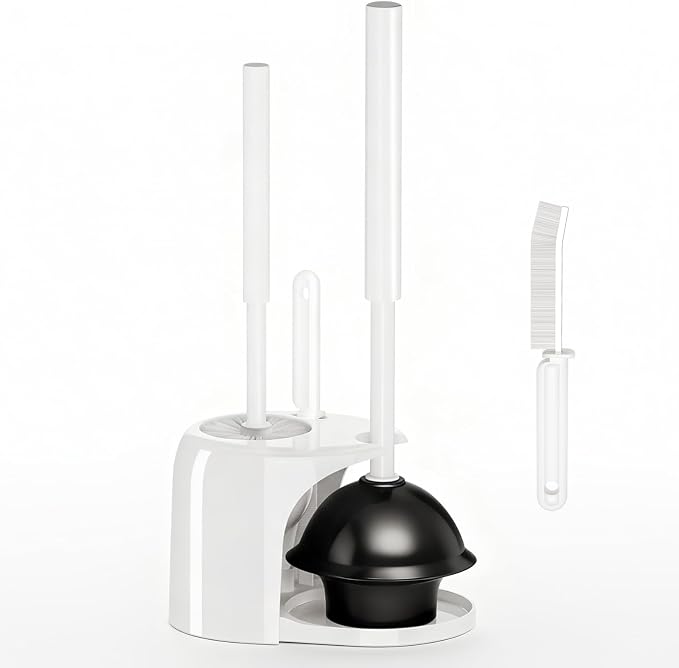 Toilet Brush and Plunger Set by Unknown