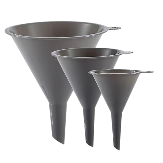 Plastic Kitchen Funnel Set of 3, Round Kitchen Funnels by Unknown