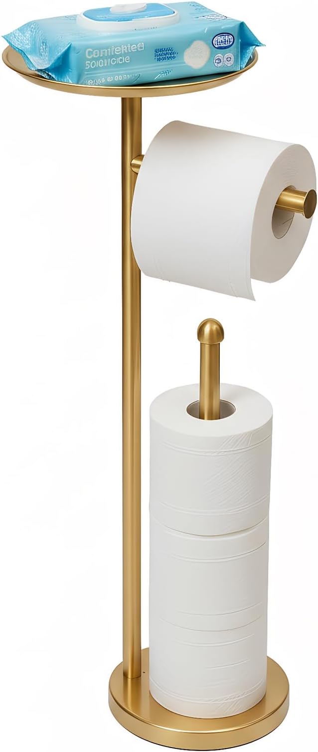Freestanding Toilet Paper Holder by Sfemn