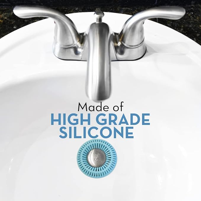 Bathroom Sink Hair Catcher for Pop-Up Drain – SinkRing 1.57" Precision Strainer - Image 4