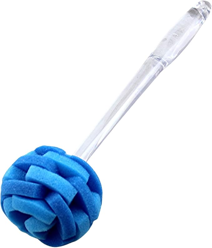 Soft Touch Kitchen Glassware Multi-Purpose Sponge Puff Dish Brush 11.5" by DependableIndustries