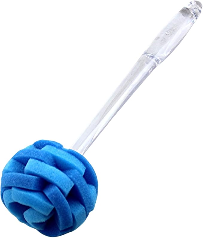 Soft Touch Kitchen Glassware Multi-Purpose Sponge Puff Dish Brush 11.5" - Image 2