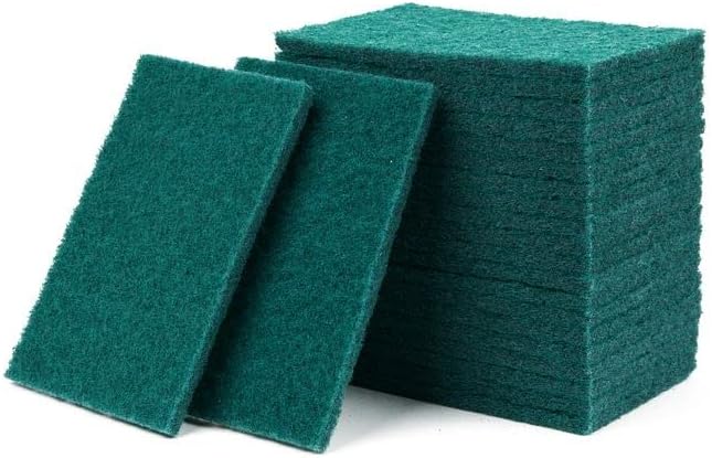 50-Pack Heavy Duty Green Scouring Pads 4x6 Inch | Reusable Non-Scratch Scrub - Image 8