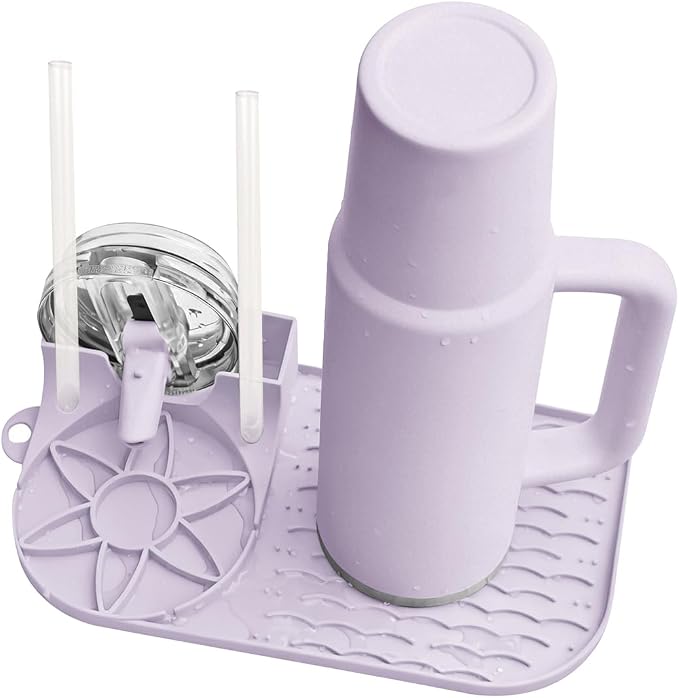 Bottle Drying Rack, Draining Mat by Unknown