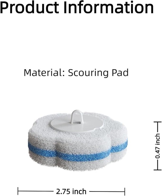 48 Count Disposable Toilet Brush Refill Pads, Disposable Toilet Bowl Wand - Image 2