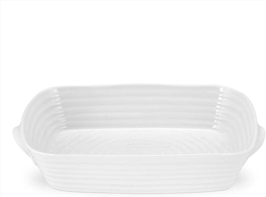 Portmeirion Sophie Conran White Medium Handled Rectangular Roasting Dish by Portmeirion