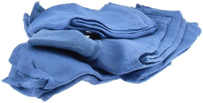 PRO SOURCE 25 Lb Box Virgin Surgical Lint-Free Blue Cotton Huck Towels: 16" x - Image 6