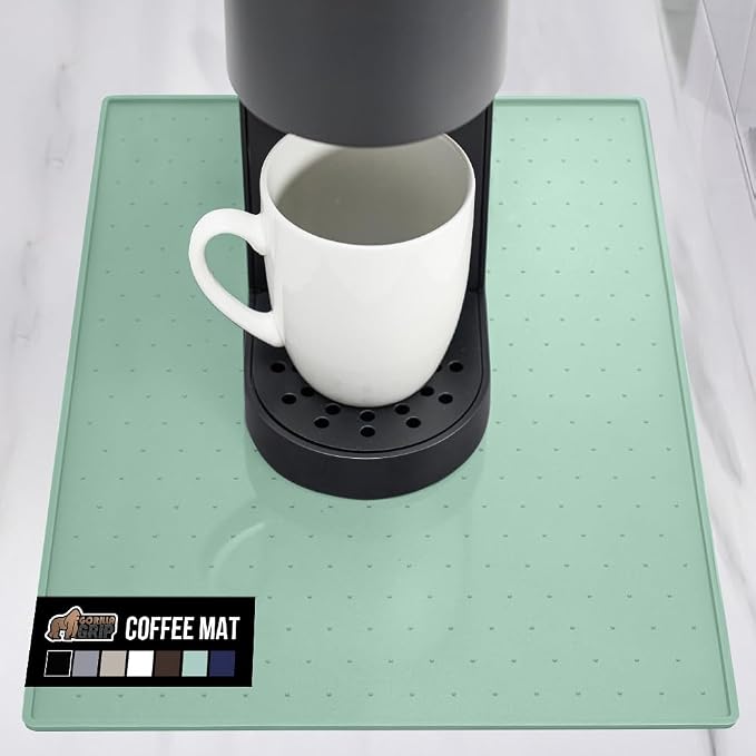 GORILLA GRIP Silicone Coffee Mat, Espresso Machine Bar Accessories, Keep by GorillaGrip