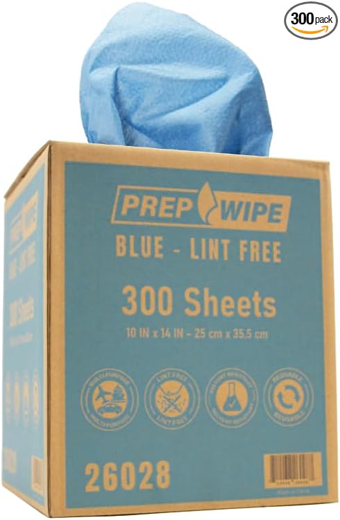 Lauco Prep Wipe Lint-Free Towels – Heavy Duty Cloths by LAUCO