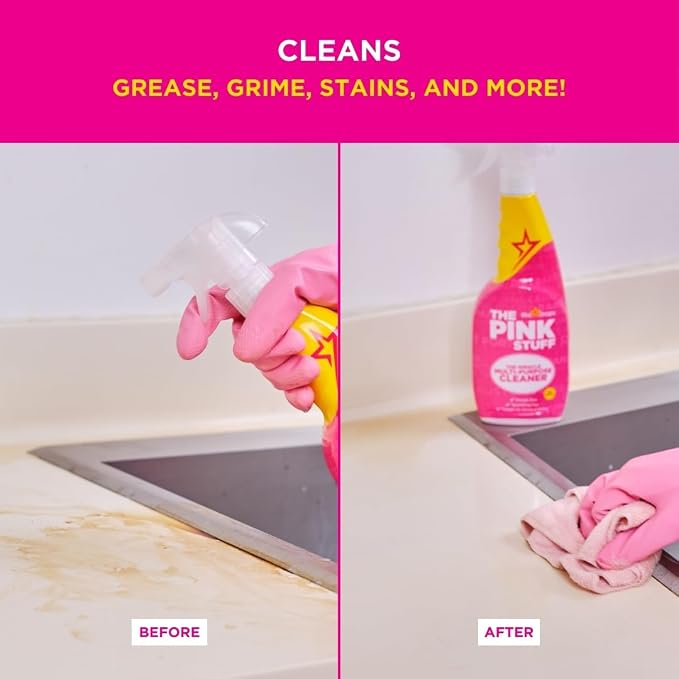 The Pink Stuff Miracle Multi-Purpose Cleaner â€“ Removes Grease, and Stains on - Image 7