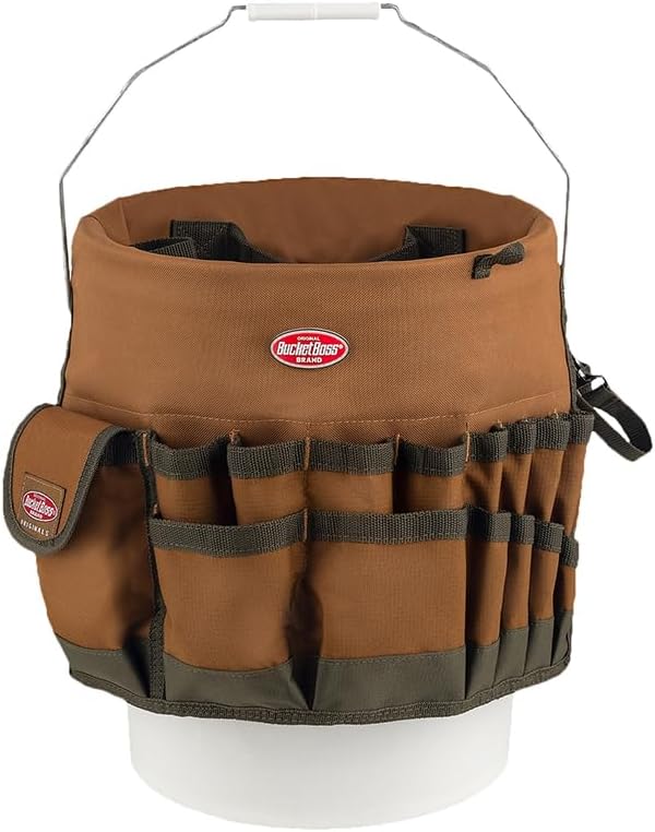 Bucket Boss The Bucketeer Bucket Tool Organizer in Brown by BucketBoss
