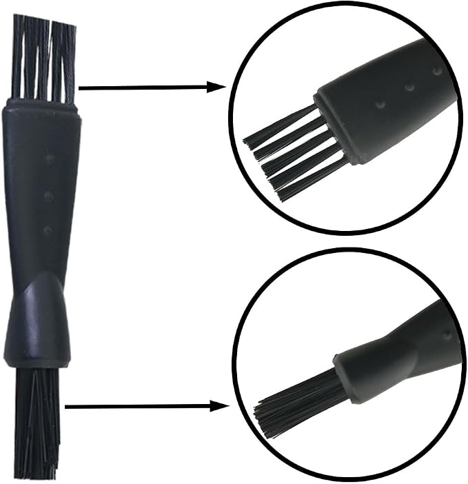 8PCS Dual Head Plastic Cleaning Brush 60mm/2.4in Keyboard Brush Chain Brush - Image 4