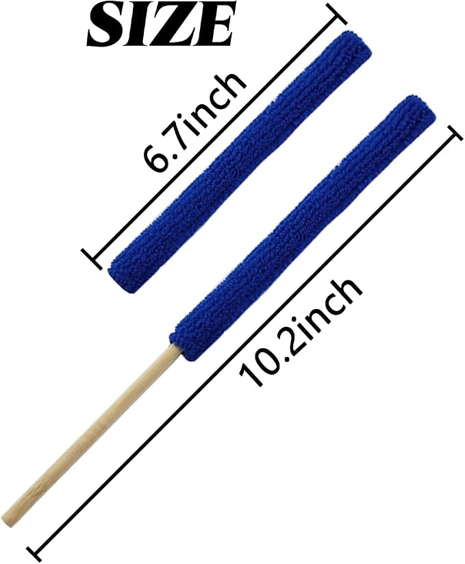 GXXMEI 30PCS Microfiber Detail Duster Sticks Crevice Cleaning Tool Brush Mini - Image 2