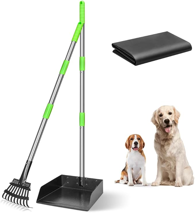 TOOGE Larger Pooper Scooper for Large Dogs, Dog Pooper Scooper Long Handle by TOOGE