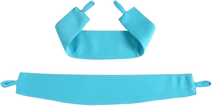 MIUCO Room Darkening Thermal Insulated Grommet Window Blackout Curtains Panels for Livingroom 1 Pair 52x84 Inch Turquoise, Bonus 2 Tie Backs Included