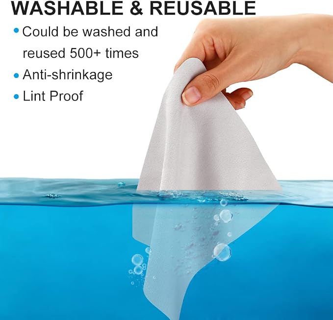 100 PCS Glasses Clean Cloth Suede, Lens Clean Cloth - Image 3