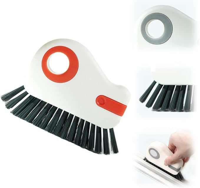 2 in 1 Groove Cleaning Brush Window Track Cleaning Tools, Hard Bristle Crevice by SENOY