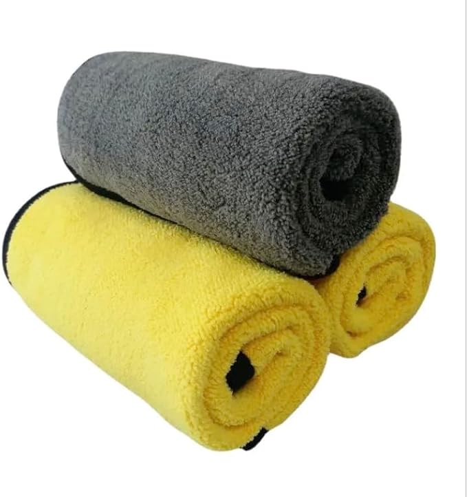 Deluxe Premium Microfiber Towels Ultra-Absorbent Soft Polishing Drying Cleaning - Image 9