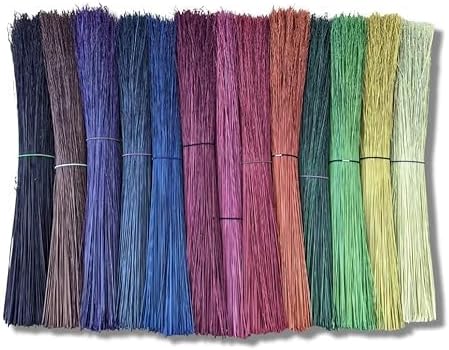 Broomcorn 16" 1/2 lb Bundles // Rainbow of Colors to Choose from // Broom Straw by Unknown