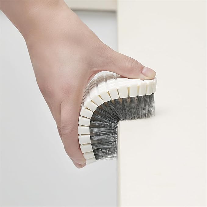 2 Pcs Without Dead Corner Multi Purpose Heavy Duty Scrub Brush, Heavy Duty Hand - Image 4