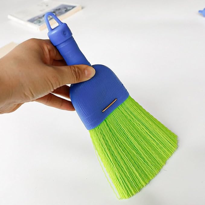 Poly Fiber Mini Broom Whisk Handheld Brush Head - Image 2