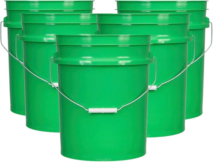 House Naturals 5 Gallon Premium HPDE Plastic Bucket by House+Naturals