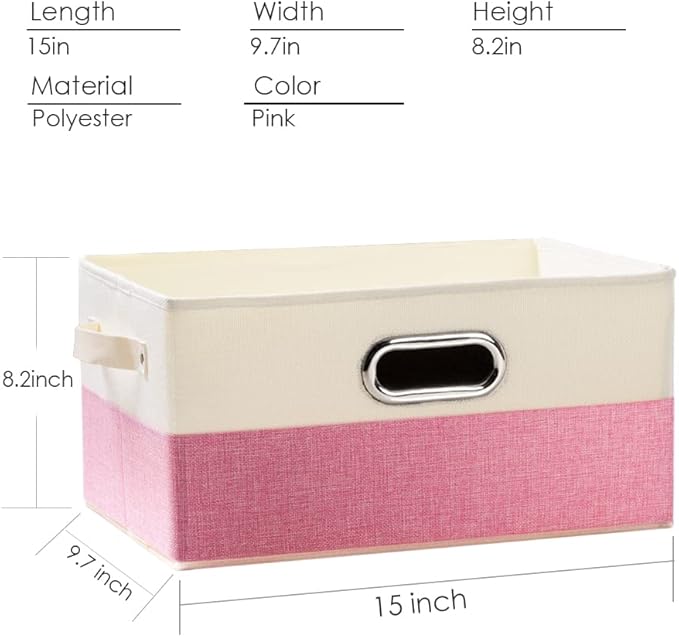 PRANDOM Large Collapsible Storage Baskets - Image 4