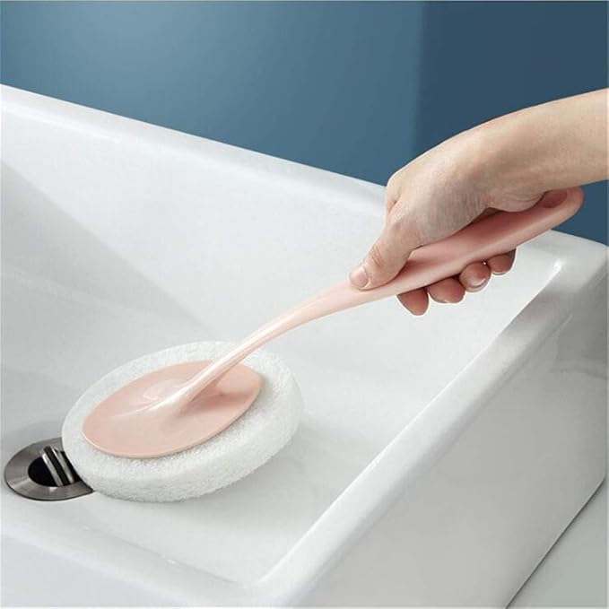 Bathtub Cleaning Brush Handheld Toilet Sponge Brushes Floor Ceramic Tile - Image 7
