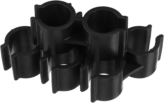 Dustpan Broom Connection Buckle Double Pipe Clamp Clip by HEALEEP