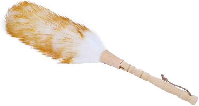 Lambswool Dusters with Wooden Handle, Anti Static Soft Wool Duster Dust Cleaner - Image 9
