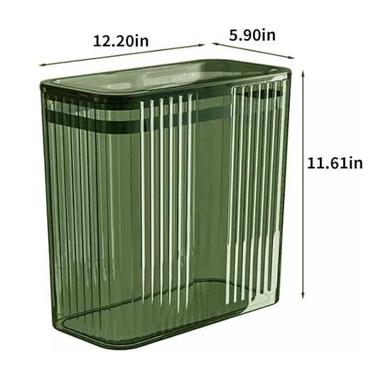 Transparent Trash Can, Bathroom Trash Cans - Image 2