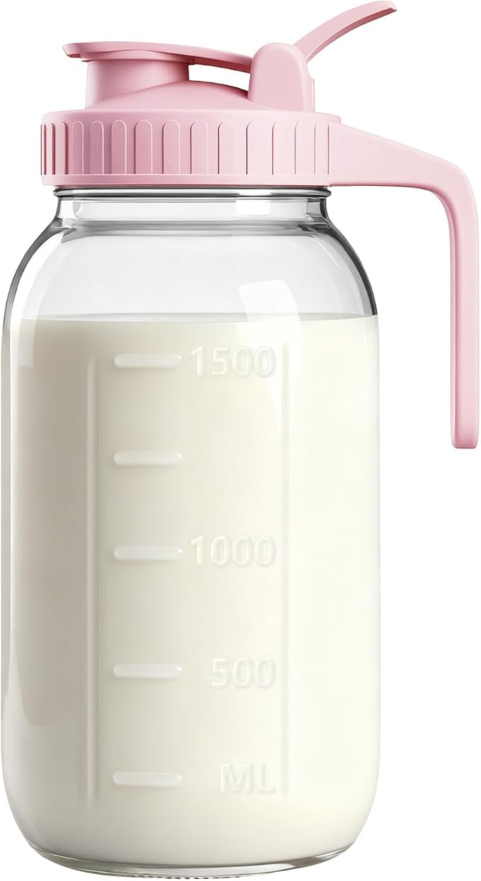 64oz Glass Breast Milk Pitcher by VA1KENE