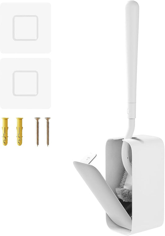 Toilet Cleaner Brush, Diveotree Toilet Brush and Holder by Unknown