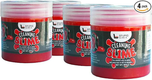 STUPID Technologies Slime-X – Re-Engineered Car Cleaning Gel 4-Pack – Detailing by StupidCarTray