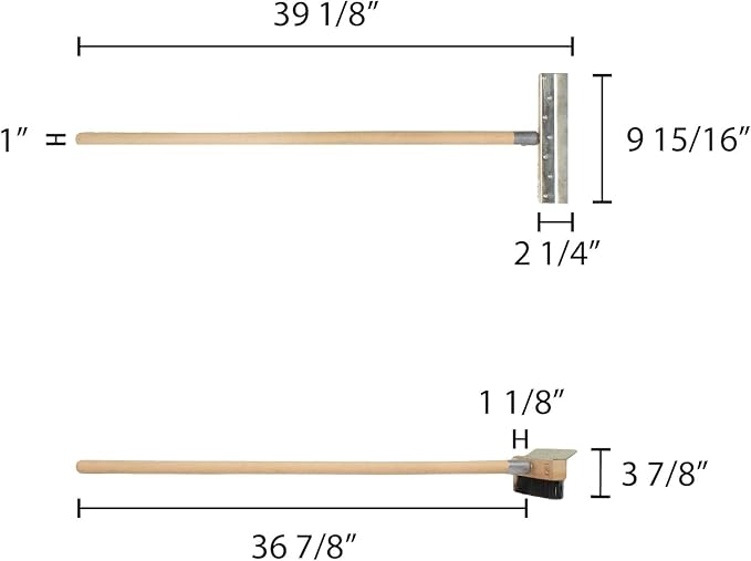 TrueCraftware- 10" Pizza Oven Brush - Image 6